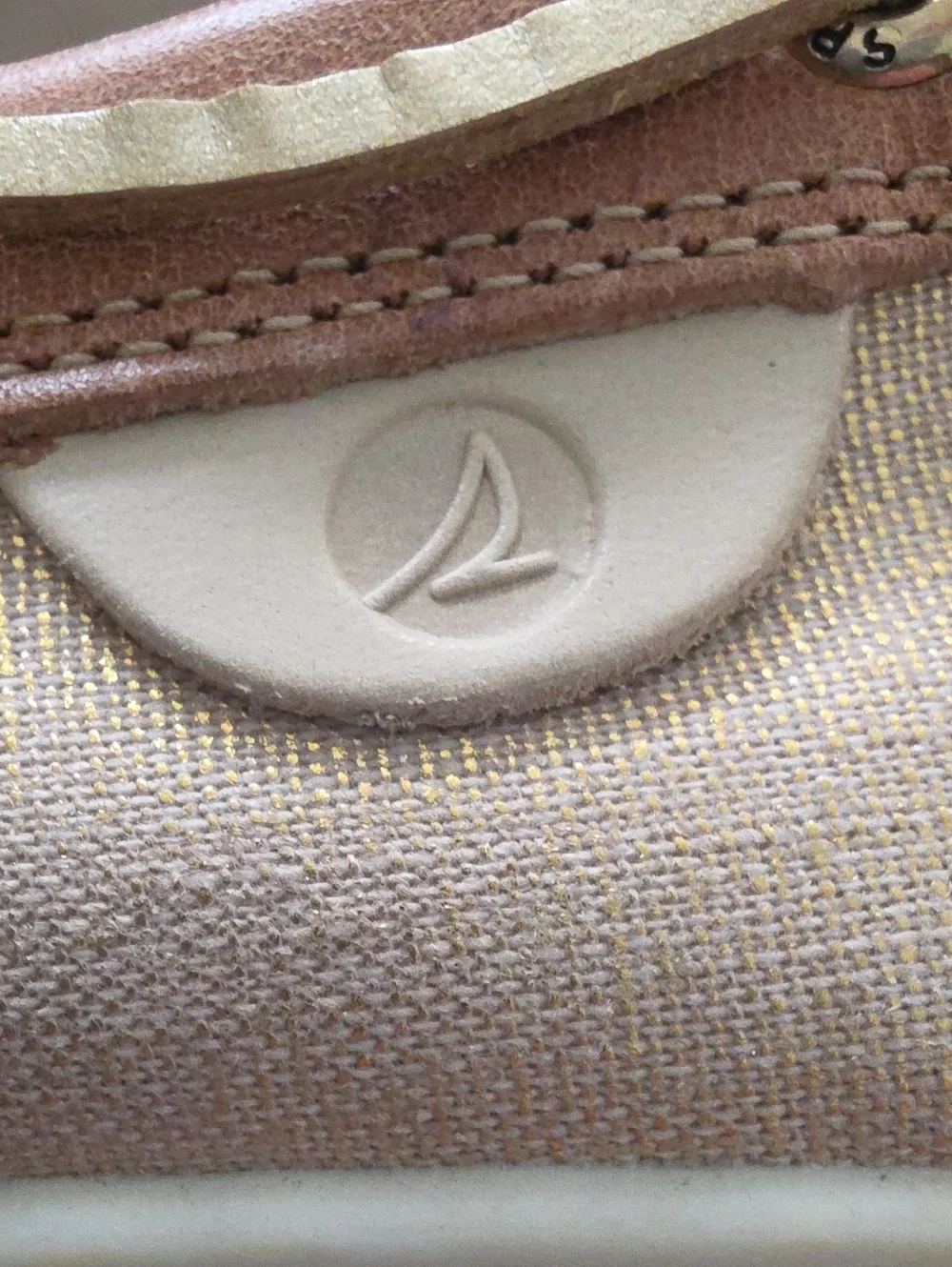 Sperry Women's Brown Leather Boat Shoes with Tan Laces